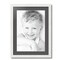ArtToFrames 17x23" Matted Picture Frame with 13x19" Single Mat Photo Opening Framed in 1.25" White and 2" Mat (FWM-3966-17x23)